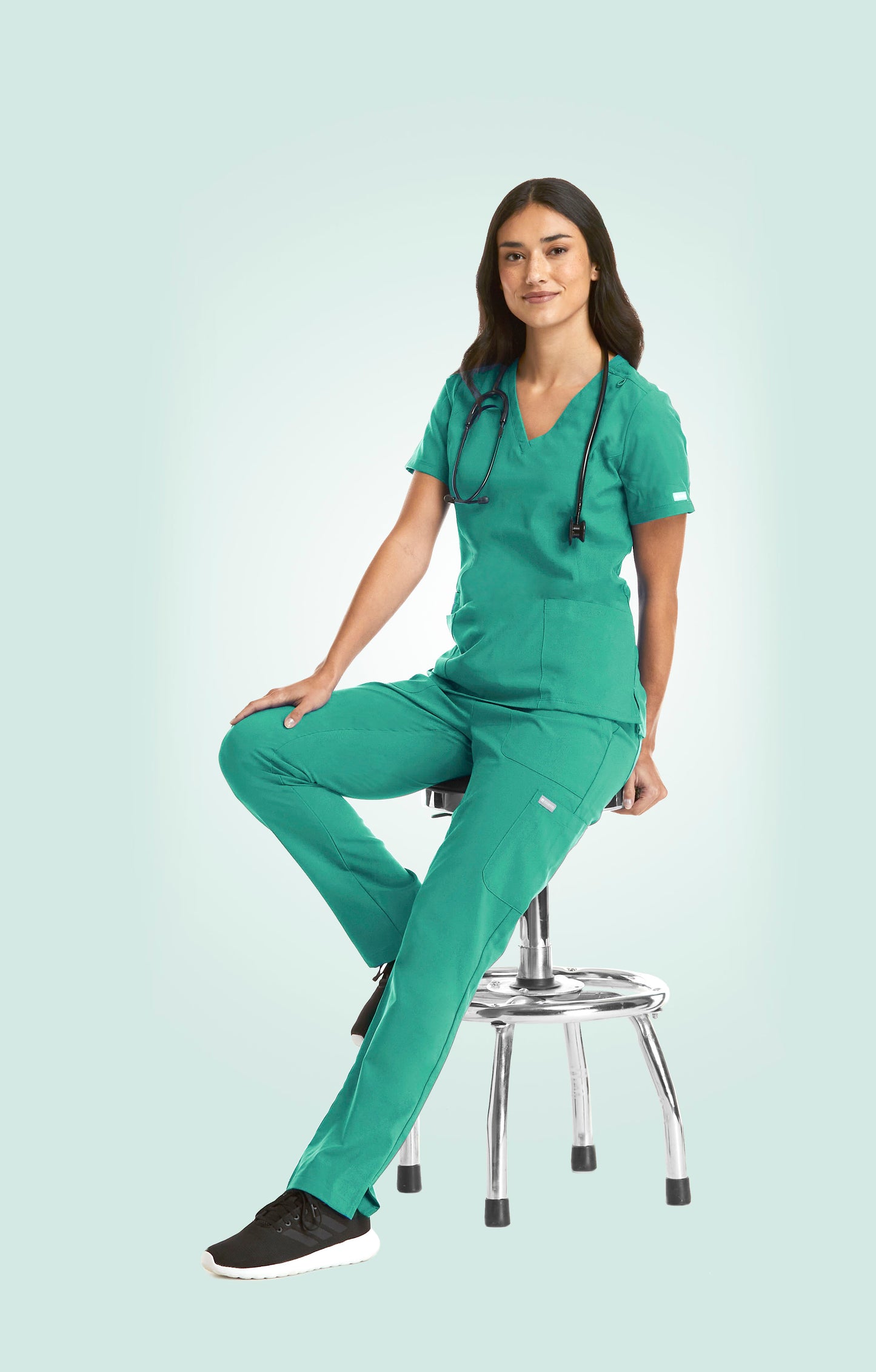 MAEVN WOMEN’S DOUBLE V-NECK TOP 5001 (SPRING COLORS)