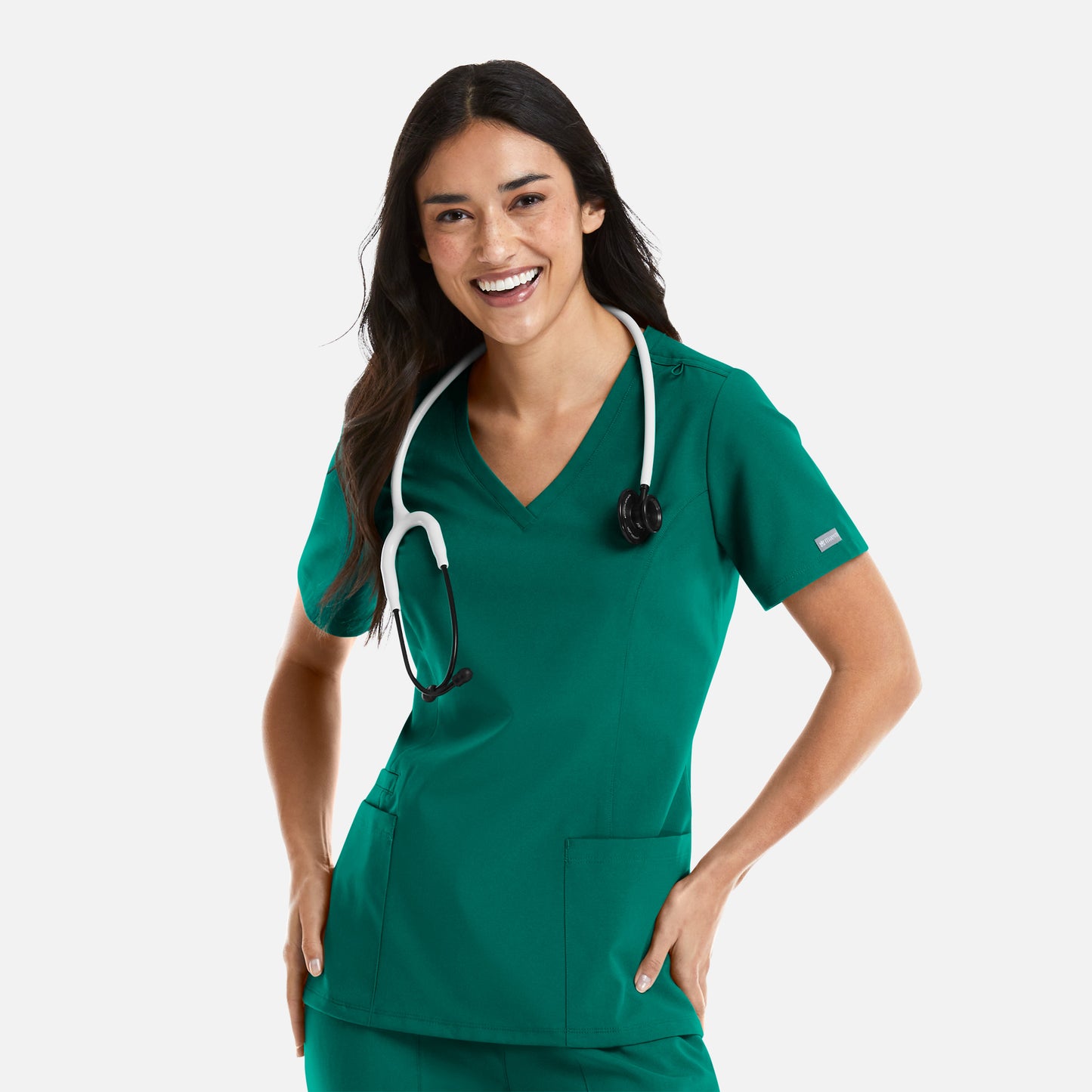 MAEVN WOMEN’S MOCK WRAP TOP 5002 (CORE COLORS)