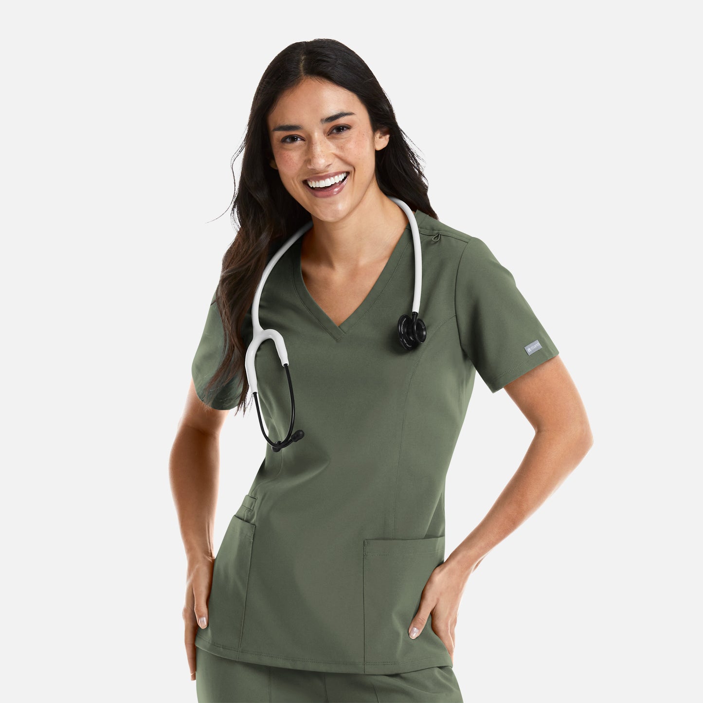 MAEVN WOMEN’S DOUBLE V-NECK TOP 5001 (FALL COLORS)