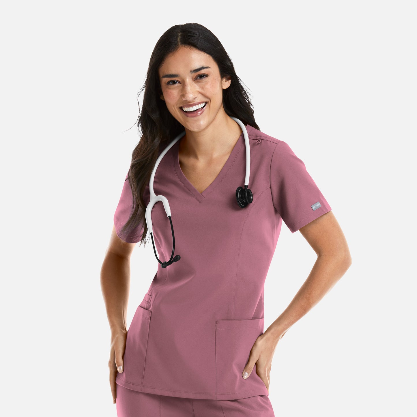 MAEVN WOMEN’S DOUBLE V-NECK TOP 5001 (FALL COLORS)
