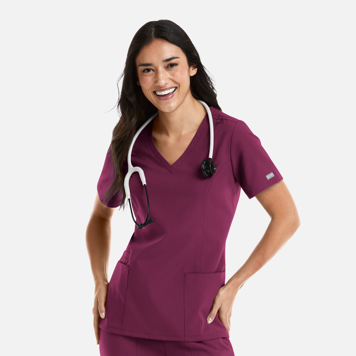 MAEVN WOMEN’S DOUBLE V-NECK TOP 5001 (CORE COLORS)