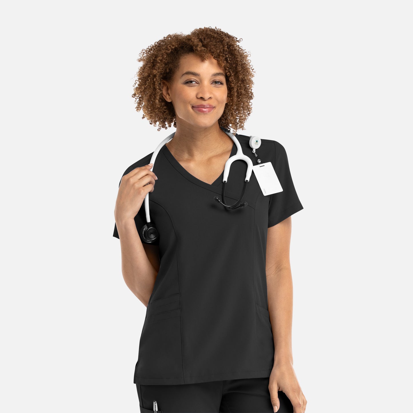 MAEVN WOMEN’S MOCK WRAP TOP 5002 (CORE COLORS)