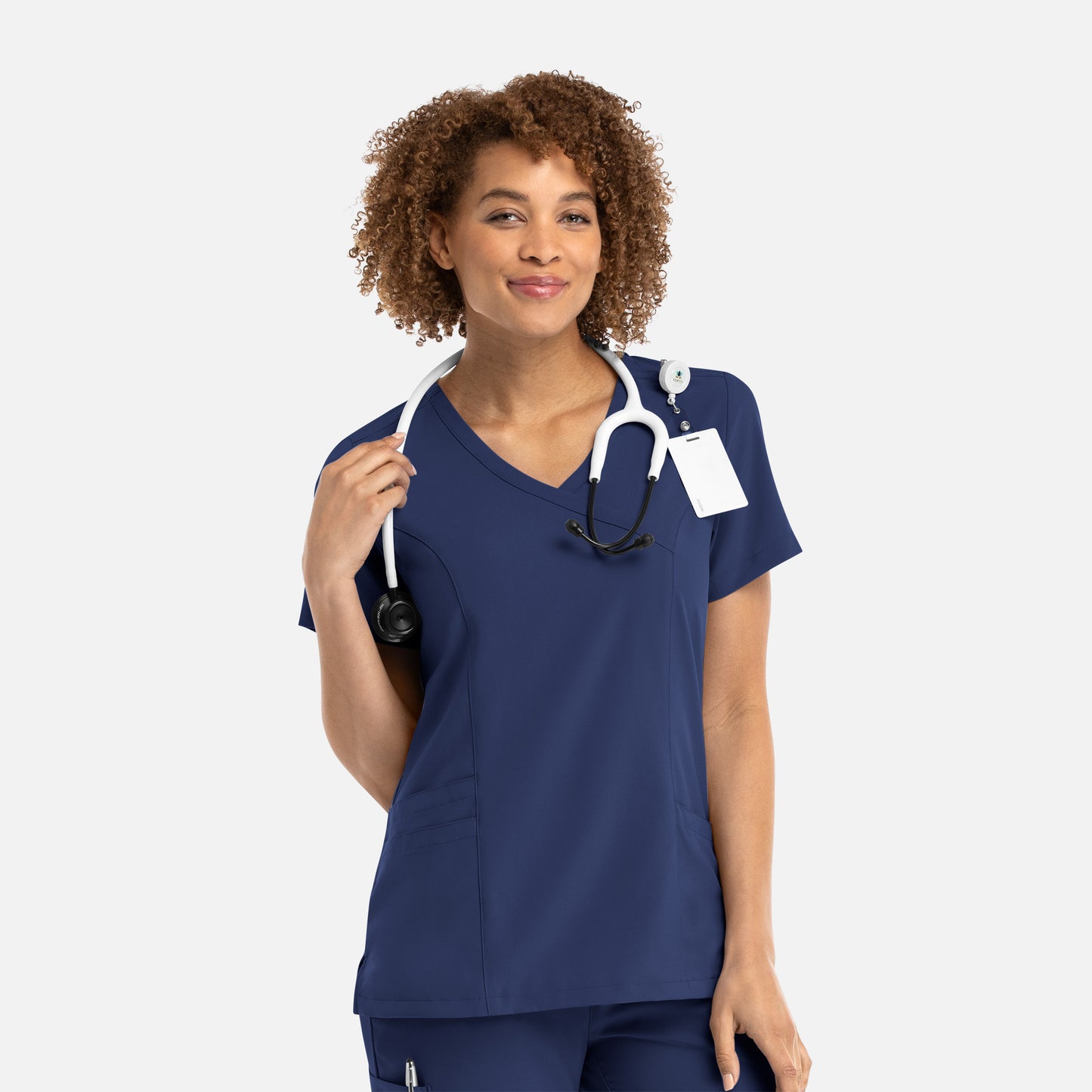 MAEVN WOMEN’S MOCK WRAP TOP 5002 (CORE COLORS)