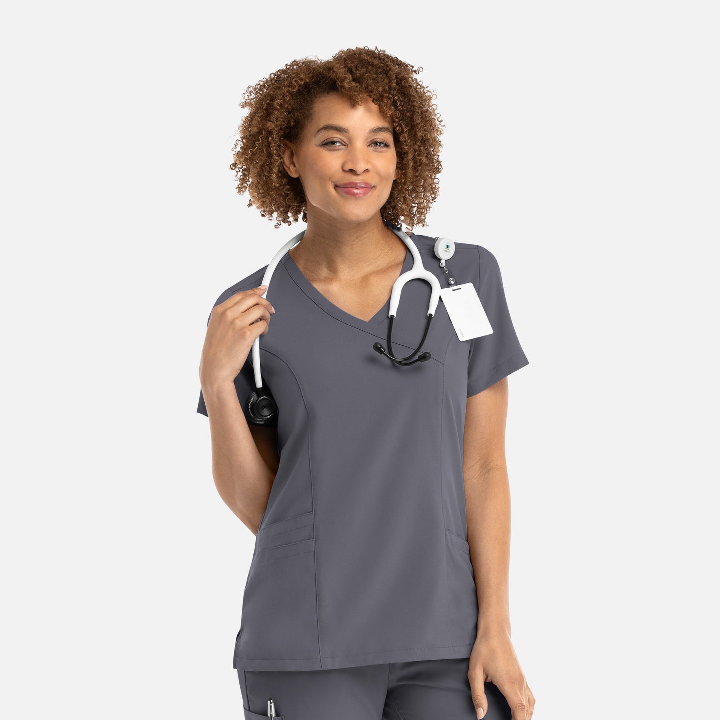 MAEVN WOMEN’S MOCK WRAP TOP 5002 (CORE COLORS)