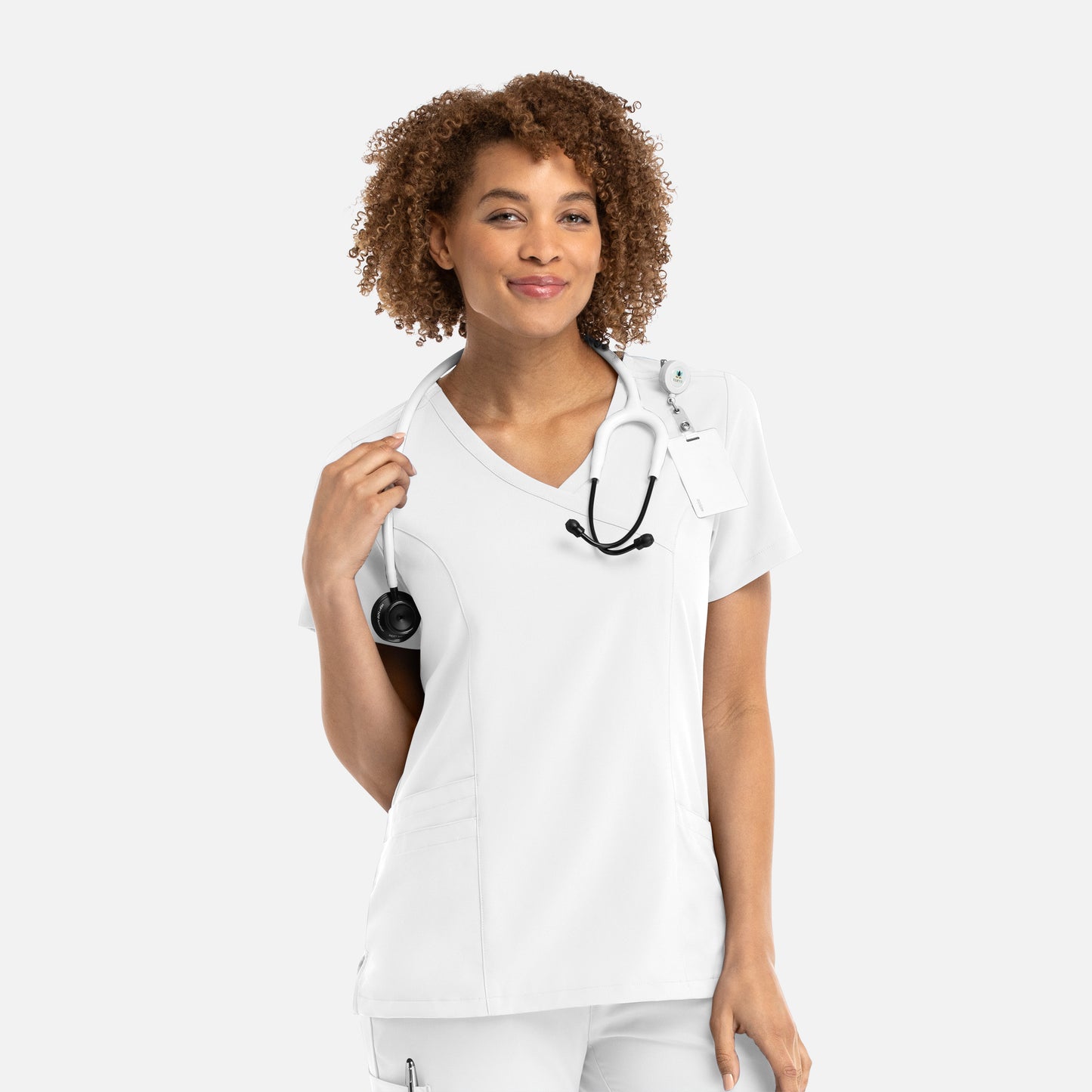 MAEVN WOMEN’S MOCK WRAP TOP 5002 (CORE COLORS)