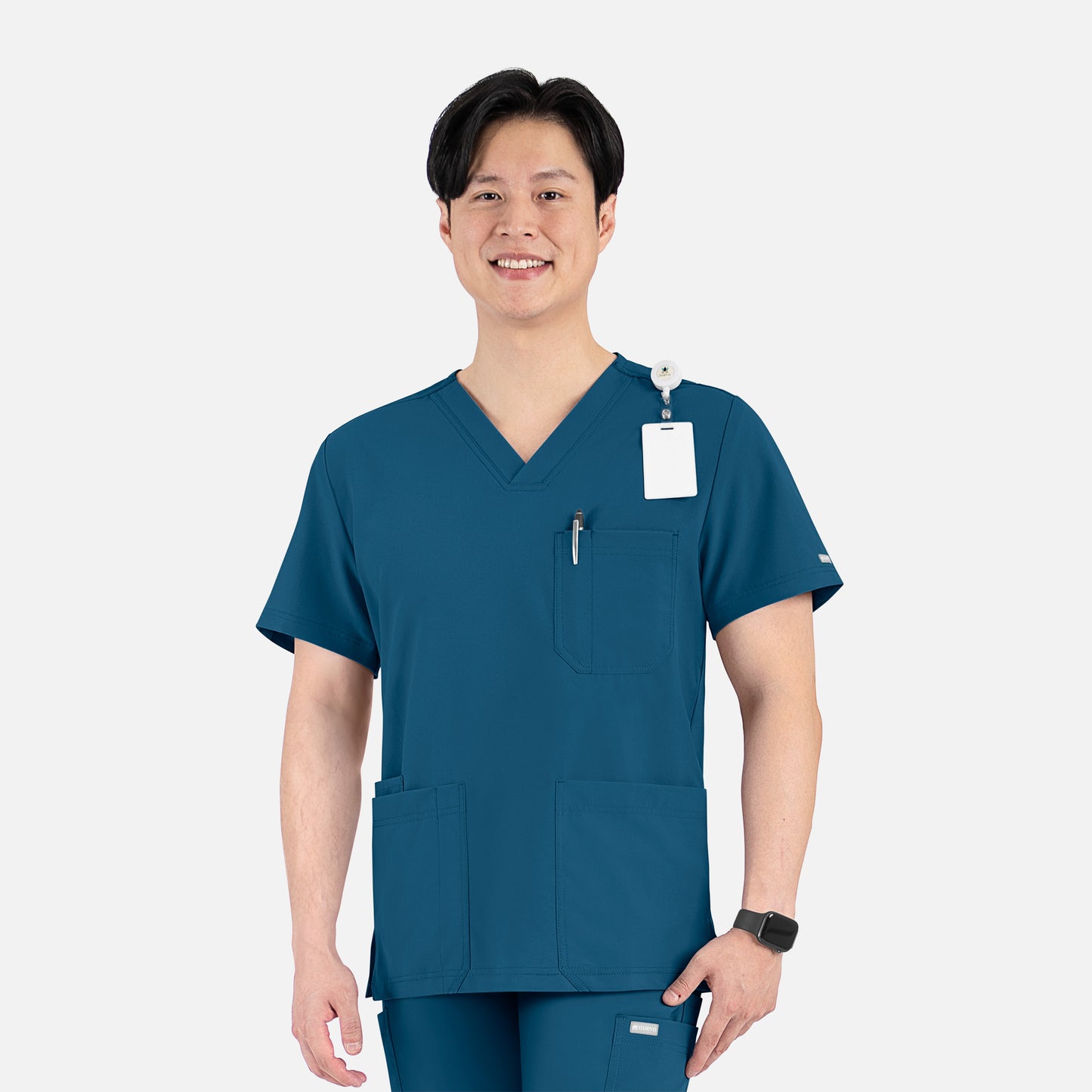 MAEVN MEN’S 4 POCKET V-NECK TOP 5802 (FALL COLORS)