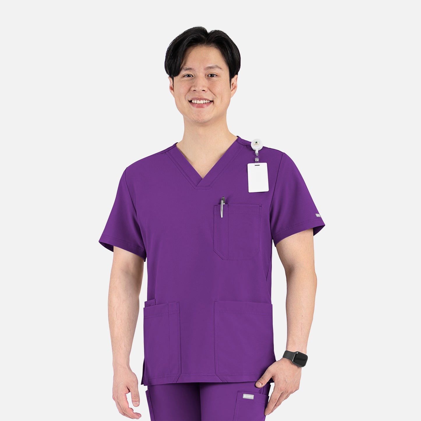 MAEVN MEN’S 4 POCKET V-NECK TOP 5802 (FALL COLORS)