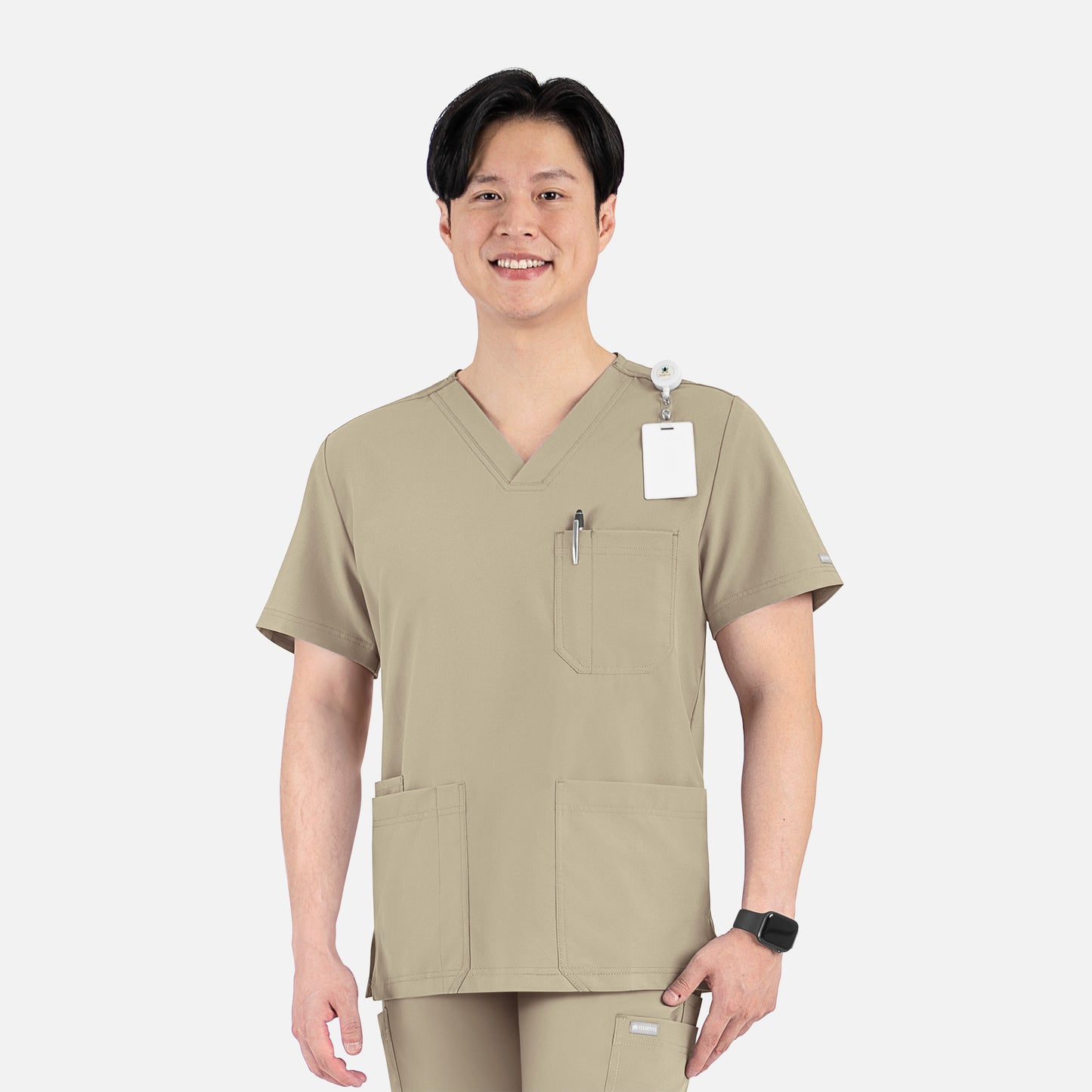 MAEVN MEN’S 4 POCKET V-NECK TOP 5802 (FALL COLORS)