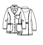 MAEVN WOMEN’S SNAP CONSULTATION LAB COAT 28.5INCH 5973